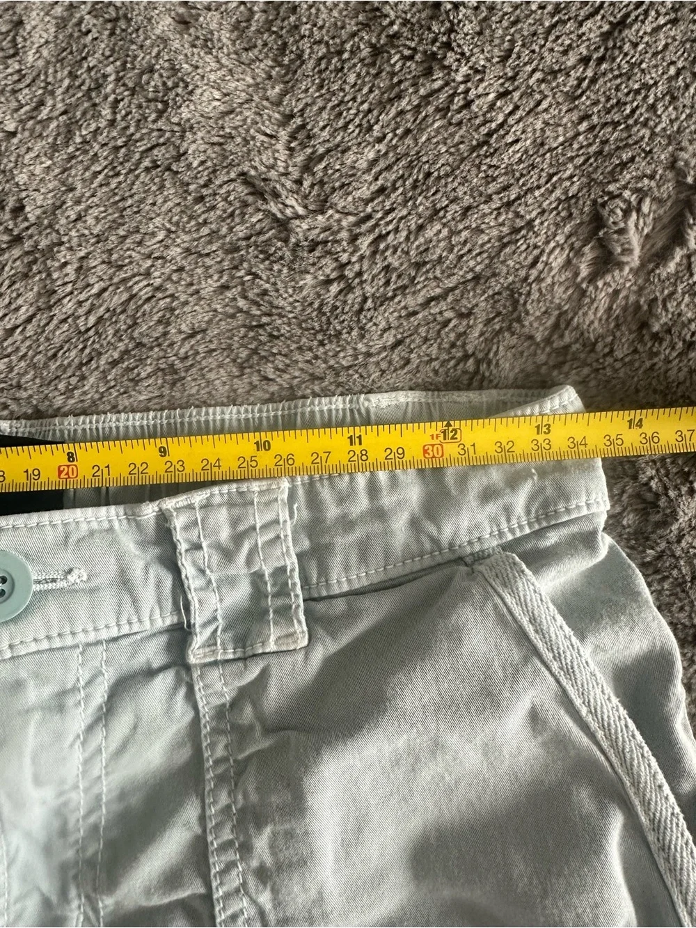Hollister Women’s Light Blue Cargo Pants - Casual Utility Style